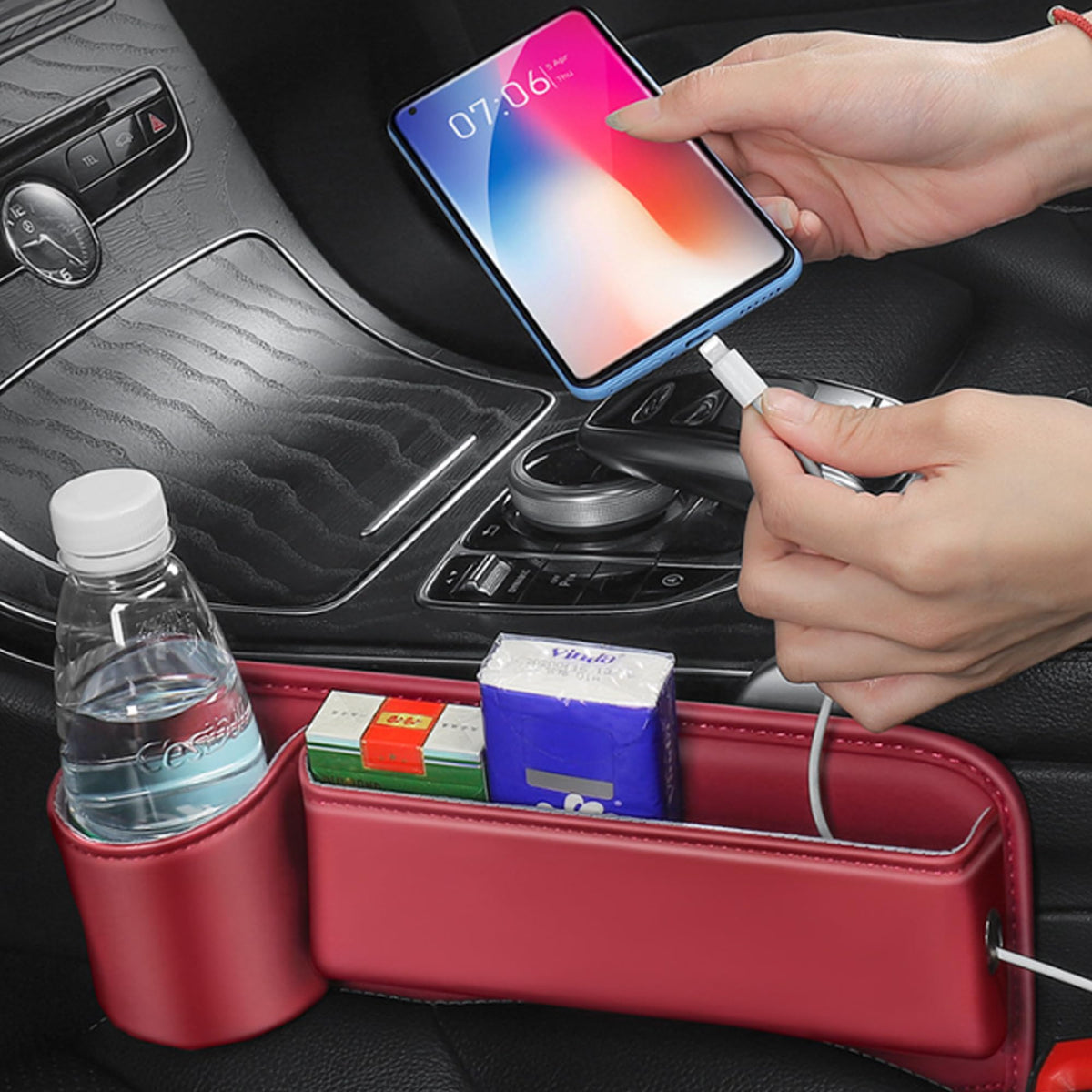 Organizador para el Hueco del Asiento