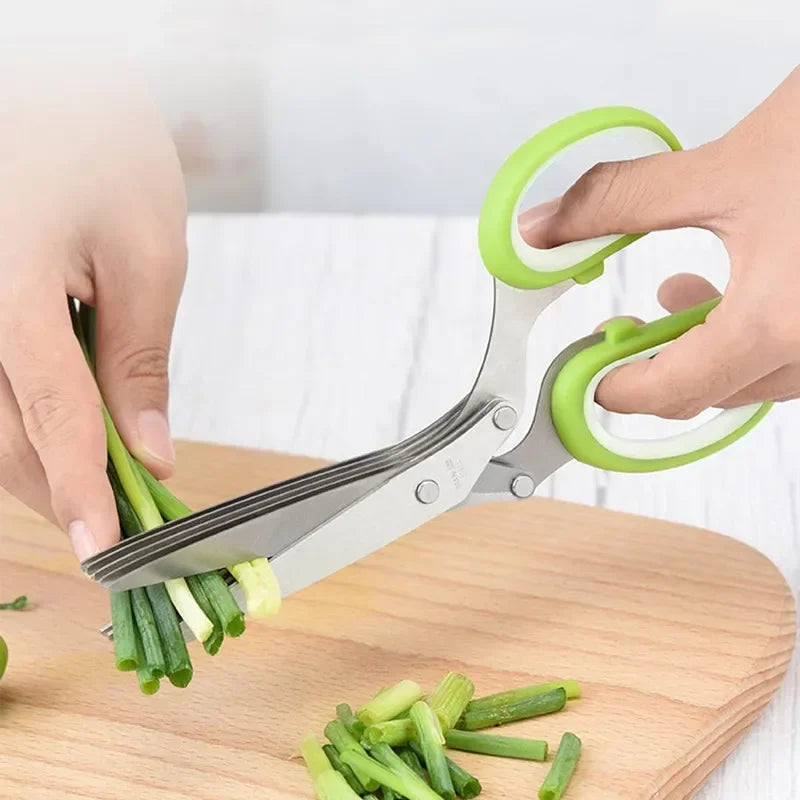 Tijeras de 5 Hojas para Hierbas